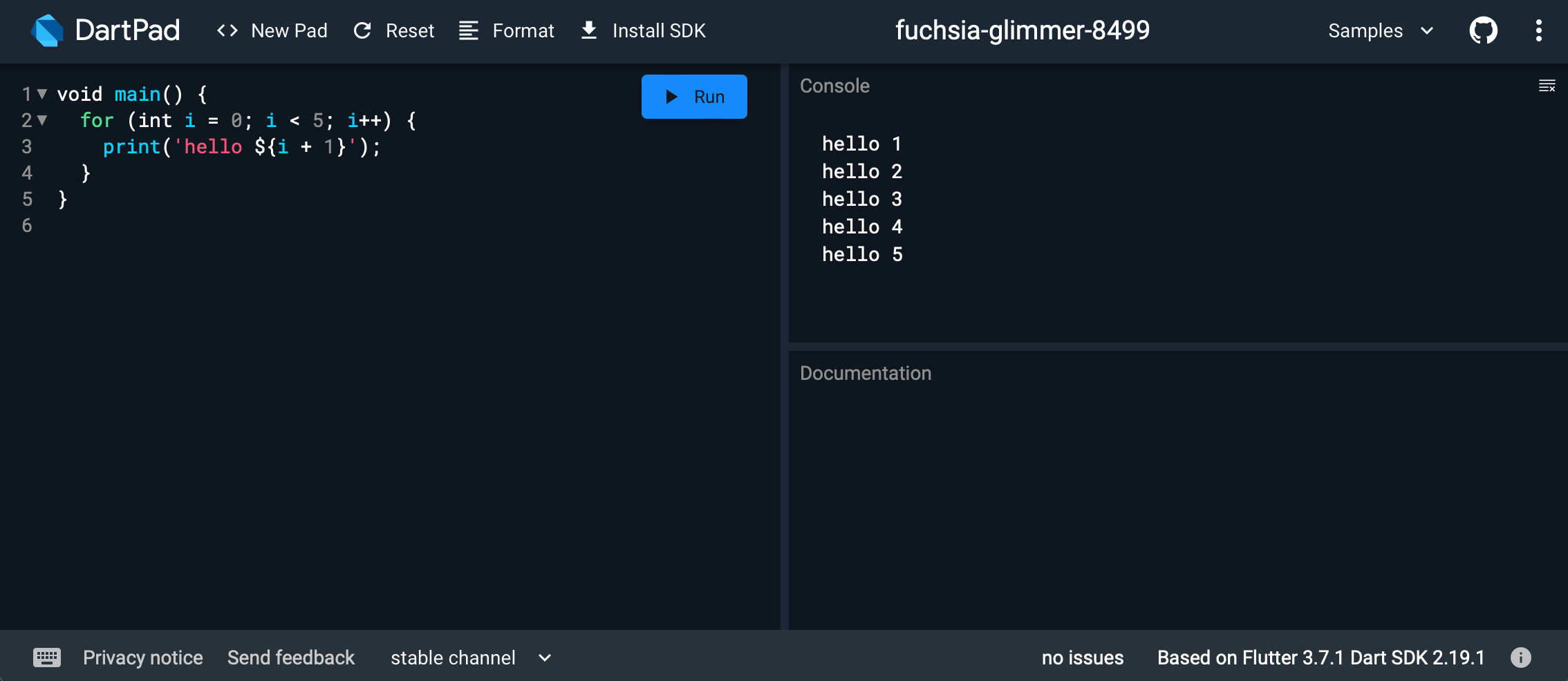 Dartpad Overview Dartpad Overview