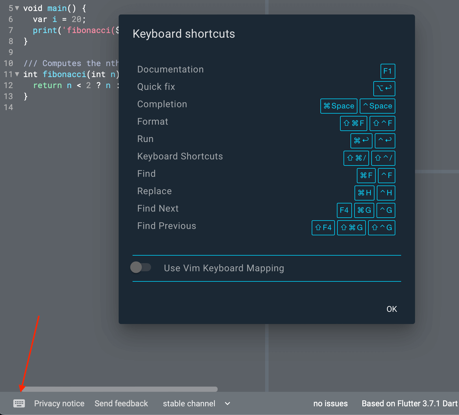 Dartpad Shortcut Dartpad Shortcut