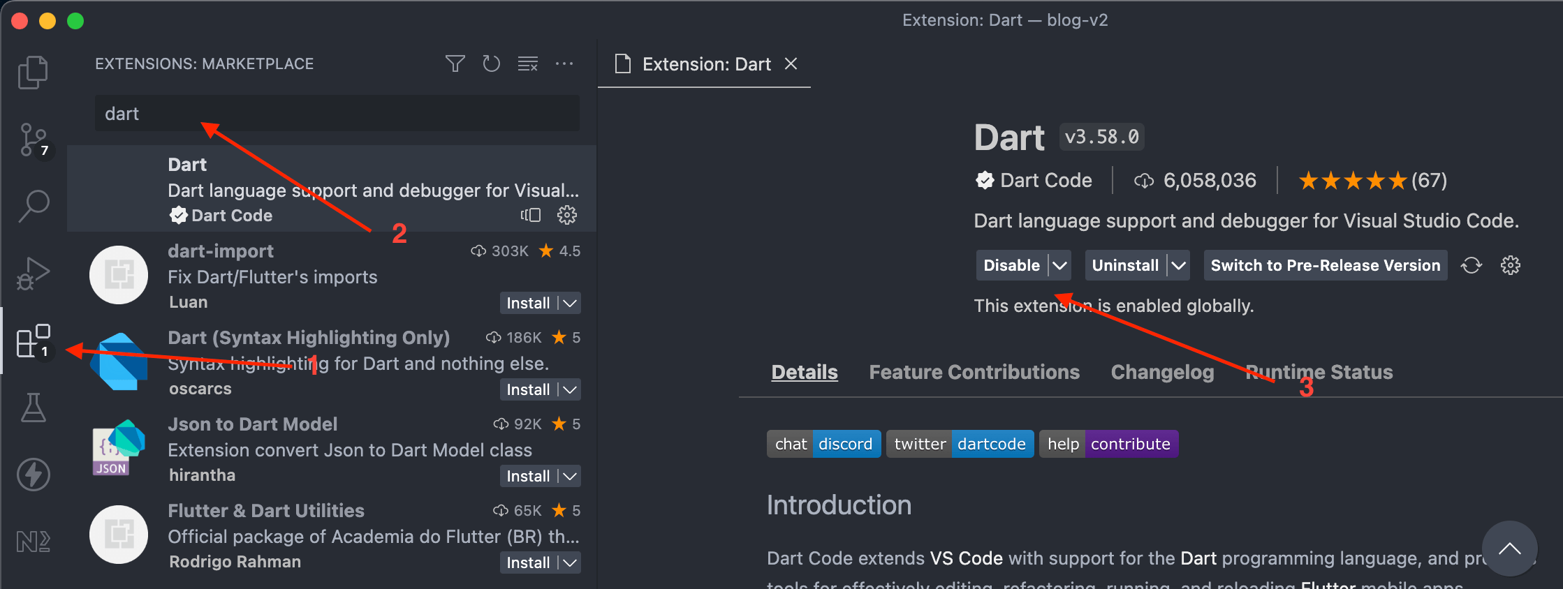 How to Install Plugin Dart on VS Code